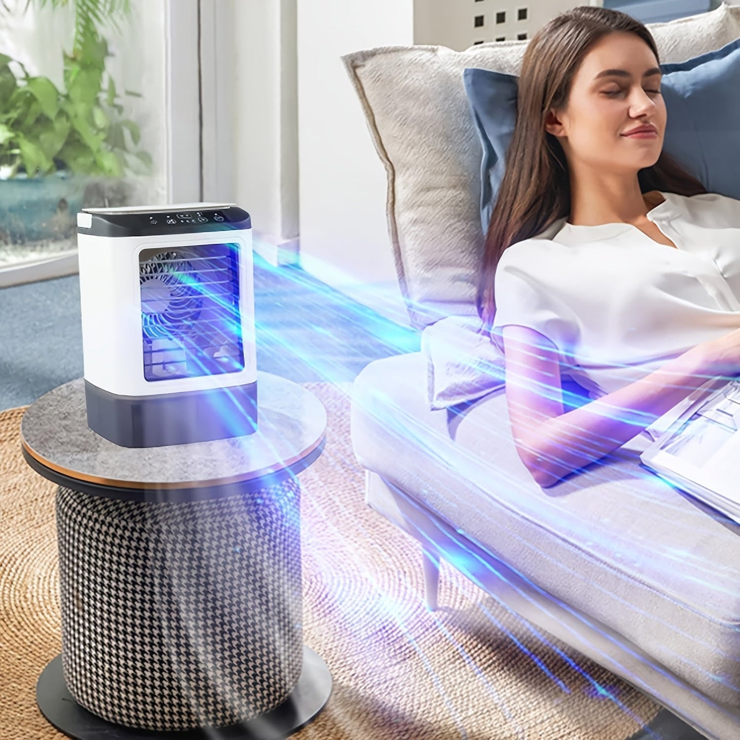 Mini Climatiseur Portable – Fraîcheur Instantanée et Mobilité Totale | Helvia