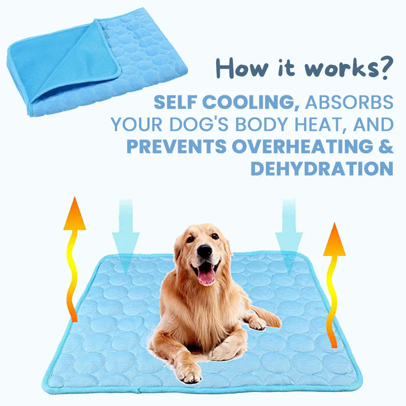 Tapis Refroidissant pour Chiens | Confort et Soulagement en Été
