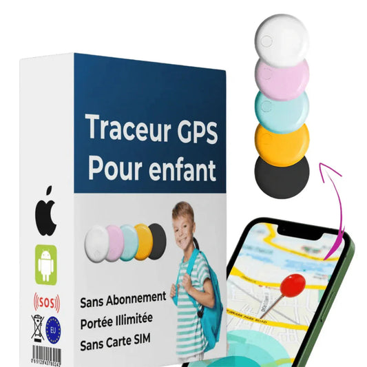 Traceur GPS Enfant Sans Abonnement - Rondor - ANDROID / iOS