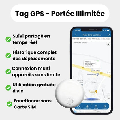 Traceur GPS Enfant Sans Abonnement - Rondor - ANDROID / iOS