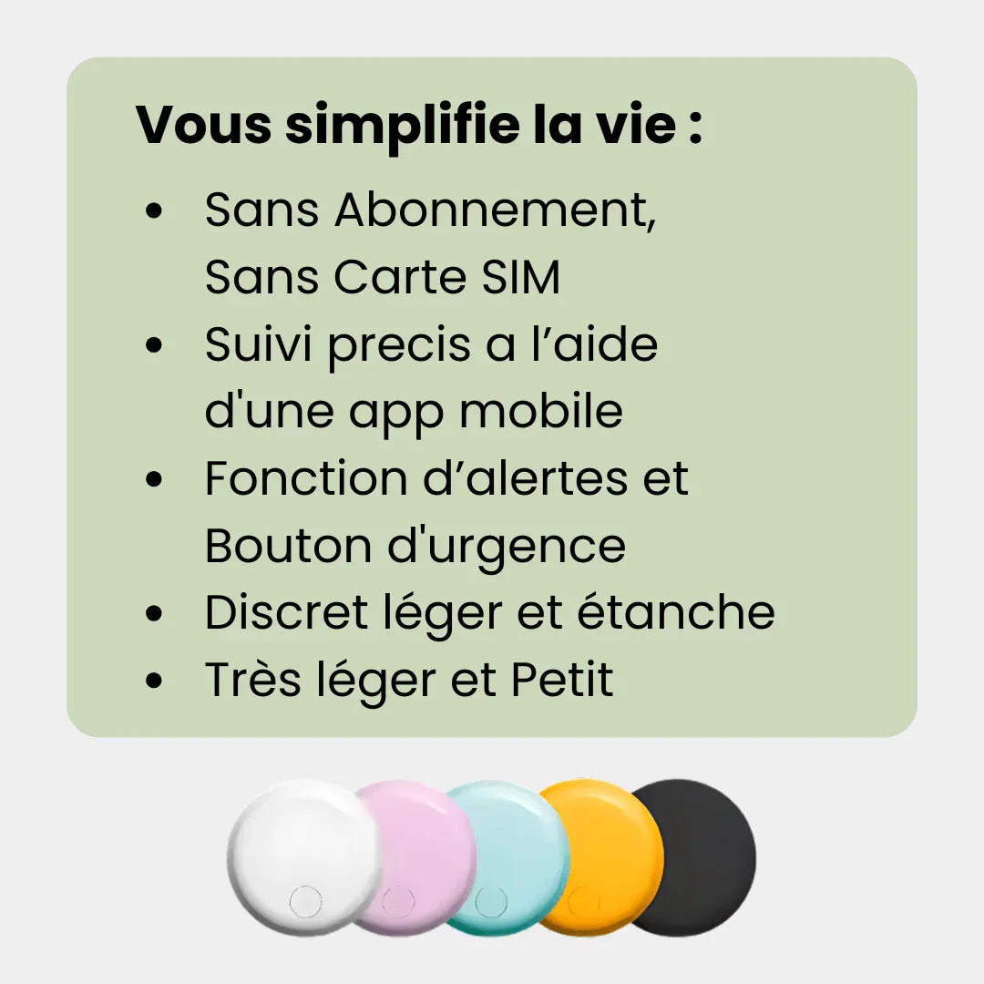 Traceur GPS Enfant Sans Abonnement - Rondor - ANDROID / iOS