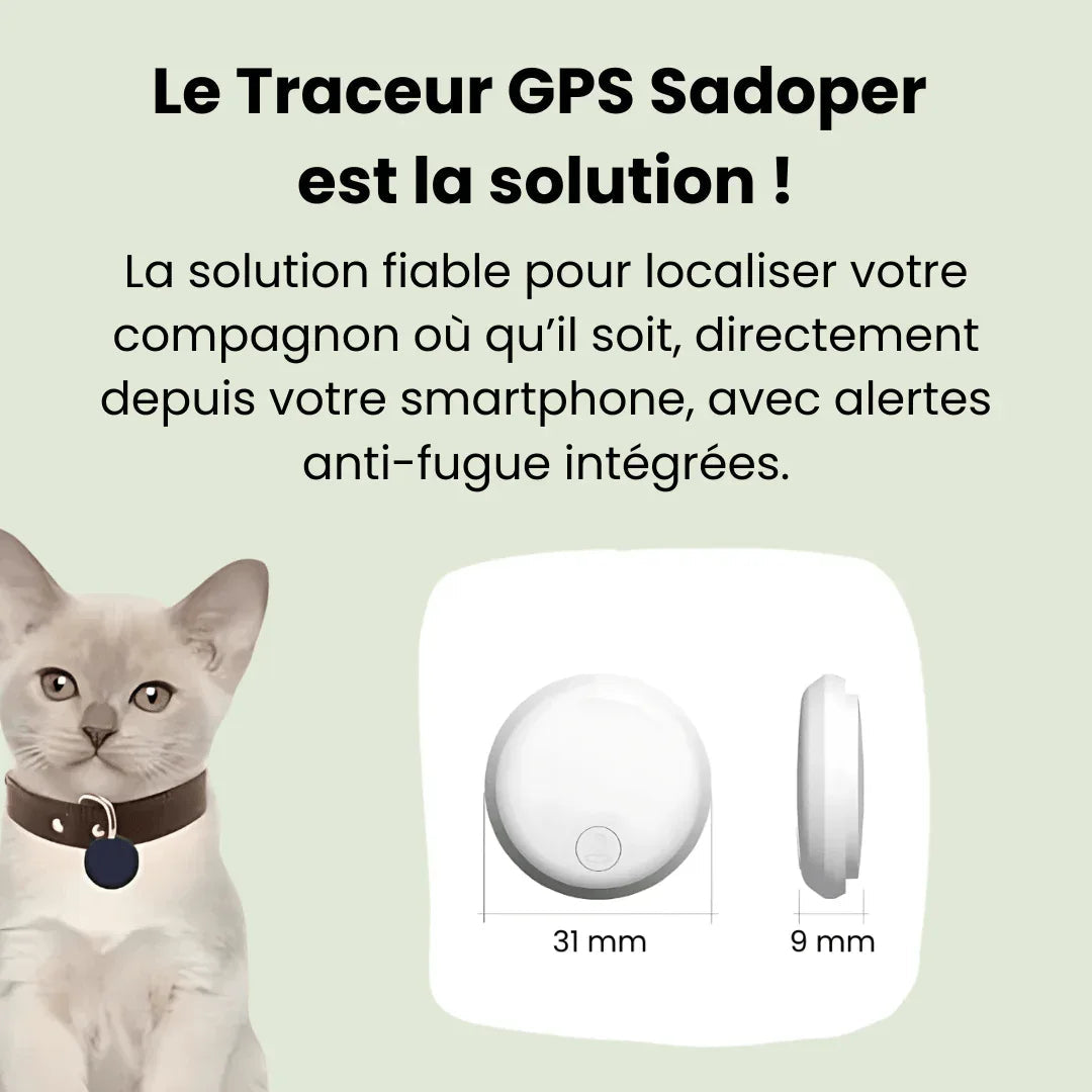 Traceur GPS pour Chat de Compagnie - Rondor - ANDROID / iOS